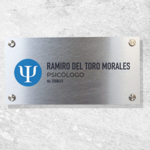 Señalización en aluminio